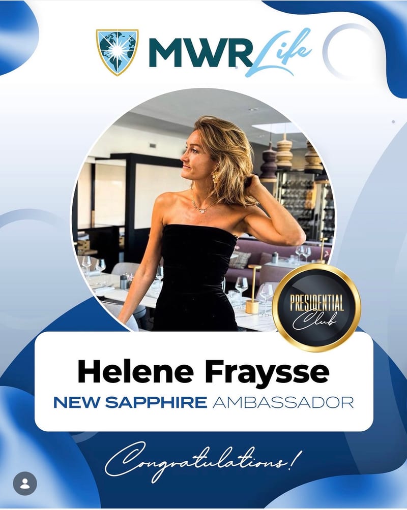 Portrait de Helene Fraysse, Sapphire Ambassador — Presidential Club